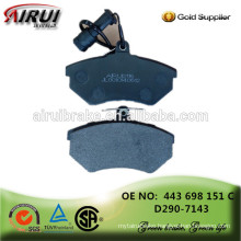 china brake pads factory, auto parts(OE: 443 698 151 C /D290-7143)